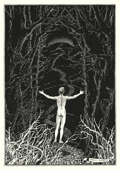 Illustration till Bergspredikan (gravyr) av Horace J. Knowles