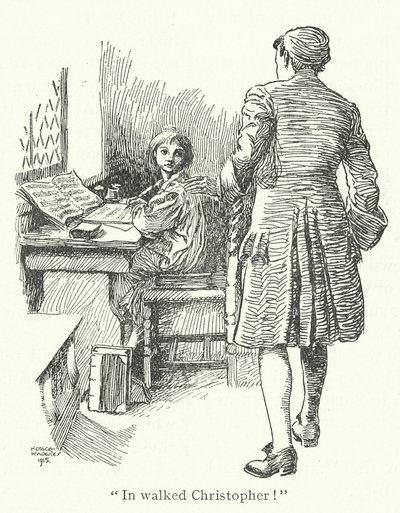 I promenad Johann Christoph Bach (litografi) av Horace J. Knowles