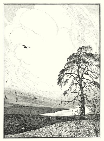 Oktober (litografi) av Horace J. Knowles