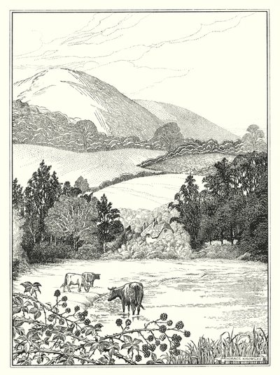 September (litografi) av Horace J. Knowles