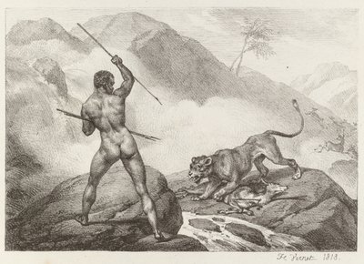 Afrikansk jägare Afrikansk jägare, 1818. av Emile Jean Horace Vernet