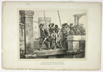 Men soldaterna inom Paris murar... av Horace Vernet