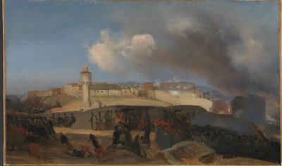 Det andra anfallet mot Constantine, 13 oktober 1837 av Horace Vernet