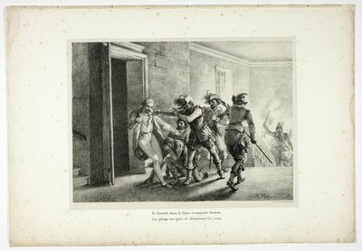 Och snart kommer detta rasande monster i sidan... av Horace Vernet