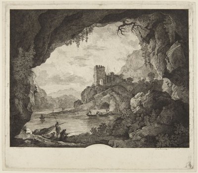 Fiske i månsken av Horace Vernet