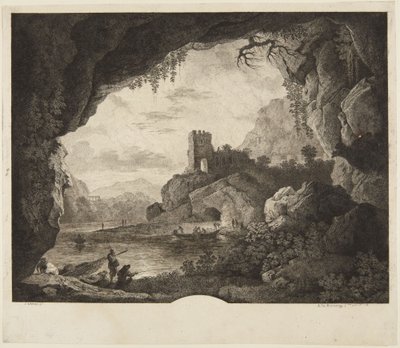 Fiske i månsken av Horace Vernet