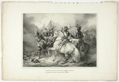 Jag begärde förgäves att Joyeuse skulle skonas... av Horace Vernet
