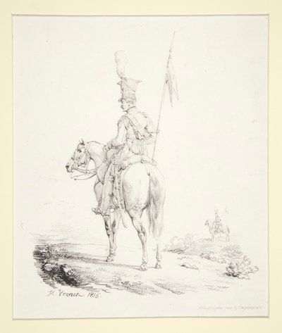 Utvald Lancer av Emile Jean Horace Vernet