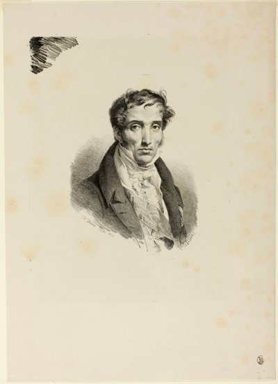 Porträtt av Pierre Guerin av Horace Vernet