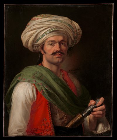 Porträtt av en "mameluk" av Horace Vernet