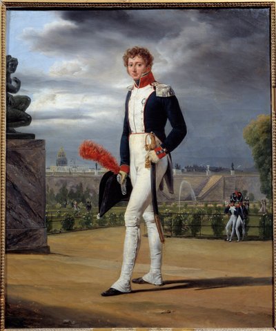 Porträtt av samlaren Philippe Lenoir (1785 - 1867). Målning av Emile Dit Horace Vernet (1789-1863) av Emile Jean Horace Vernet