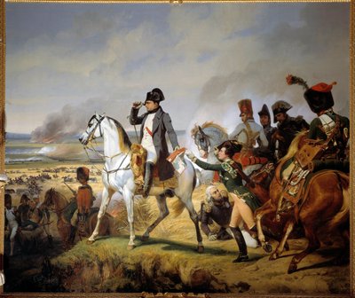 Slaget vid Wagram den 6 juli av Emile Jean Horace Vernet