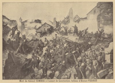 Konstantins tillfångatagande, 1837 av Emile Jean Horace Vernet
