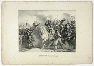 denna bländande plym som svävar över mitt huvud... av Horace Vernet