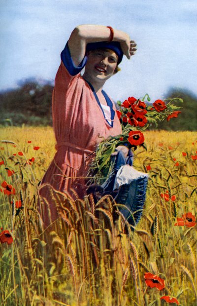 Den engelska rosen, c1922 av Horace Walter Nicholls