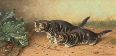 Hörn (olja på duk) av Horatio Henry Couldery