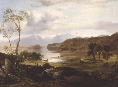 Loch Fad: Arran in the Distance av Horatio McCulloch