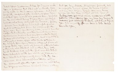 Autografbrev till Lady Hamilton, n.p. [Foudroyant till sjöss] av Horatio Nelson