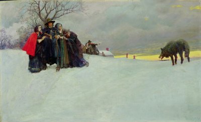 En varg hade inte setts i Salem på trettio år av Howard Pyle