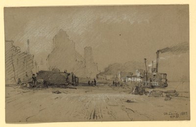 På Mississippi i St. Louis. av Howard Russell Butler