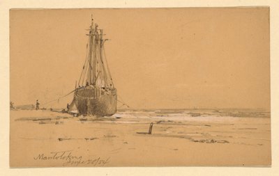 Vid havet i Mantoloking av Howard Russell Butler