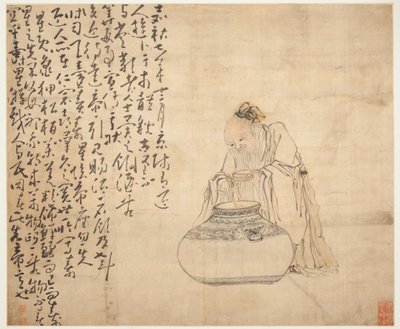 Landskap och figurer: Figurer av Huang Shen