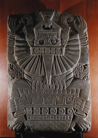 Tlaltecuhtli, postklassisk period (900-1521) (sten) av Huaxtec Huaxtec