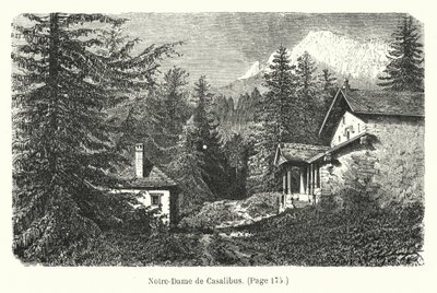 Illustration till Les Deux Robinsons de la Grande-Chartreuse (gravyr) av Hubert Clerget