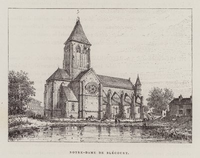 Notre-Dame De Blecourt (gravyr) av Hubert Clerget