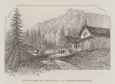Notre-Dame De Casalibus, A La Grande-Chartreuse (gravyr) av Hubert Clerget