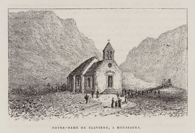 Notre-Dame De Claviers, A Moussages (gravyr) av Hubert Clerget