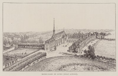 Notre-Dame De Livry, Nuvarande tillstånd (gravyr) av Hubert Clerget