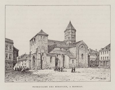 Notre-Dame Des Miracles, A Mauriac (gravyr) av Hubert Clerget
