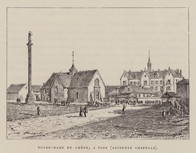 Notre-Dame Du Chene, A Vion, Ancienne Chapelle (gravyr) av Hubert Clerget