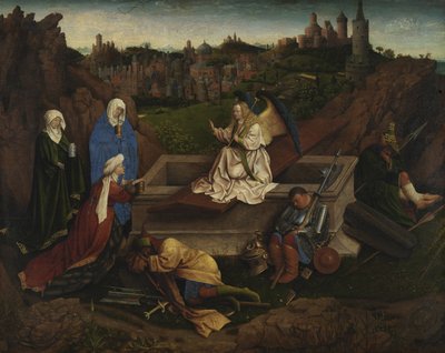 De tre Mariana vid graven, ca. 1440 av Hubert Eyck
