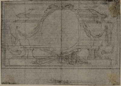 Studie till En Tête-vinjett i Tacitus "Tiberius, eller de sex första böckerna i Annalerna", bok IV av Hubert Francois Gravelot