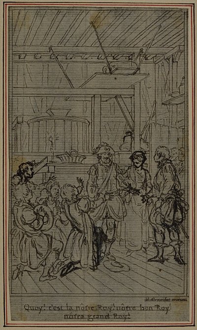 Studie till vinjett-frontispiece till Colle