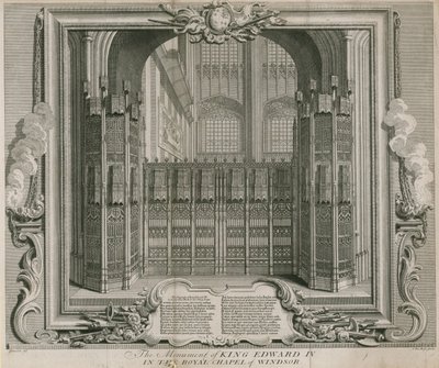 Monumentet över kung Edvard IV av Hubert Francois Gravelot