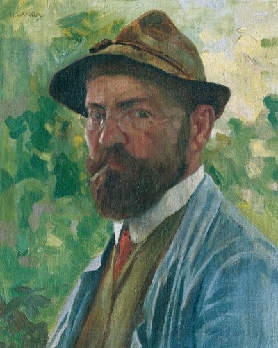 självporträtt av Hubert Landa