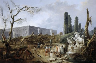 Bosquet av Apollons bad av Hubert Robert
