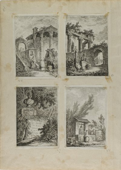 Kvällar i Rom av Hubert Robert