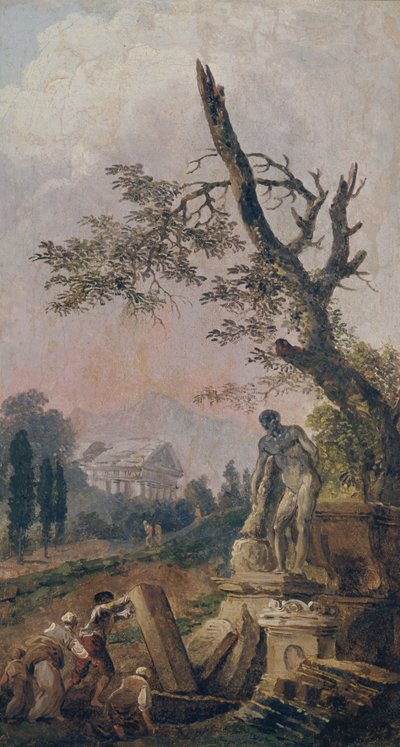 Ruins  av Hubert Robert