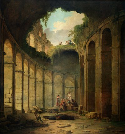 Colosseum, Rom av Hubert Robert
