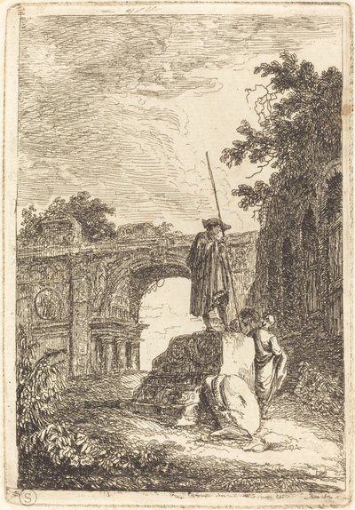 Triumfbågen av Hubert Robert
