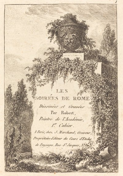 Titelsida av Hubert Robert