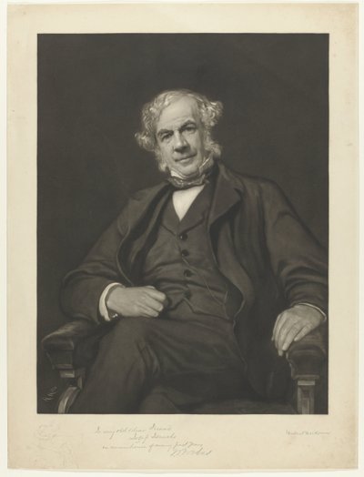 Porträtt av James Staats Forbes av Hubert von Herkomer (signed by artist)