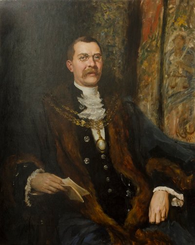 Alderman Sir George Hussey, 1901 av Hubert von Herkomer