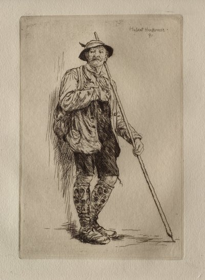 Bayersk bonde av Hubert von Herkomer