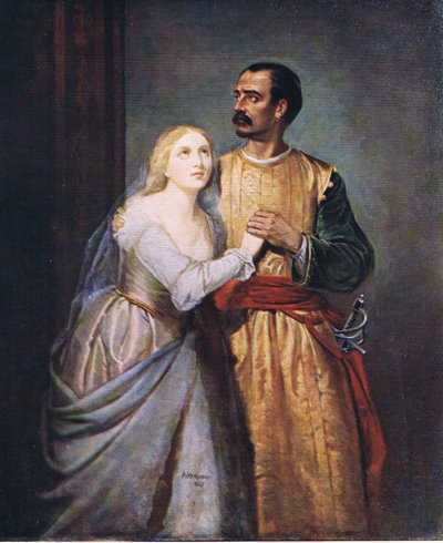 Othello och Desdemona av Hubert von Herkomer