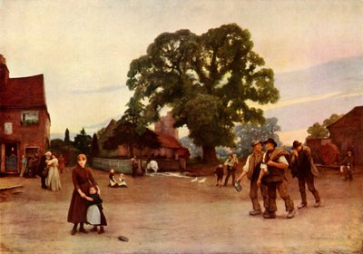 Vår by, c1890, 1936. av Hubert von Herkomer